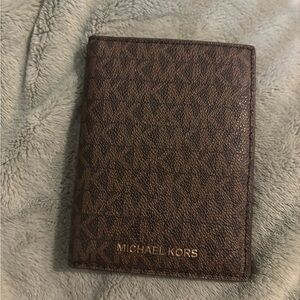 Michael Kors Signature Brown Card Holder